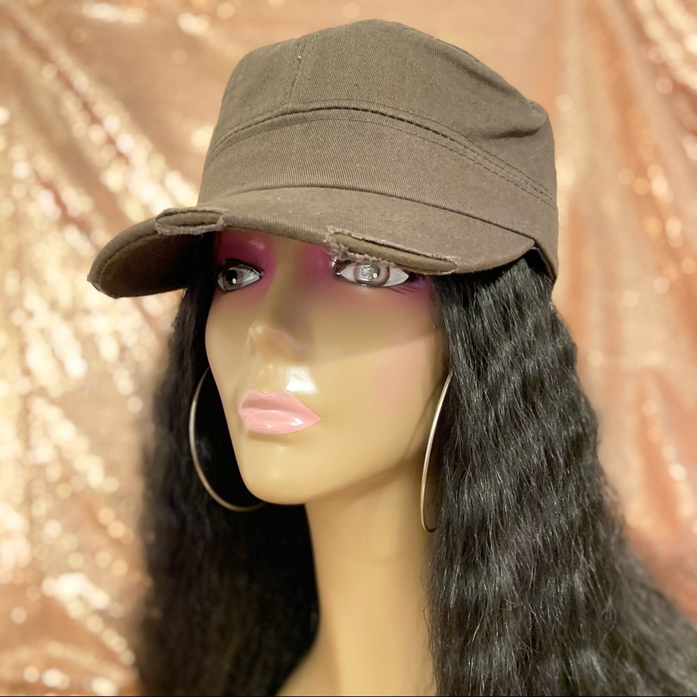 Distressed Military Style/Cadet Style Hat